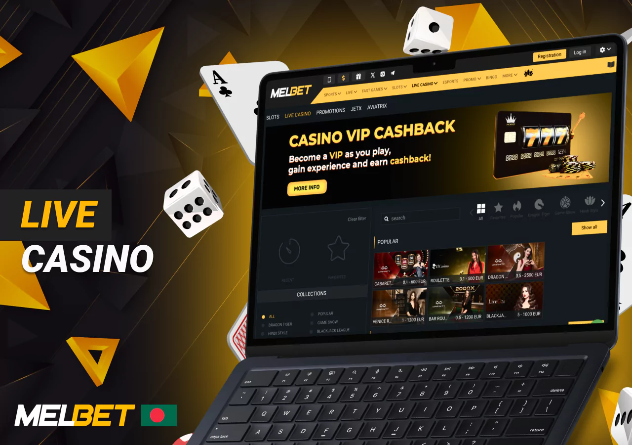 Live casino available for players in Bangladesh